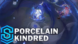 Porcelain Kindred Skin Spotlight  PreRelease  League of Legends [upl. by Natloz]