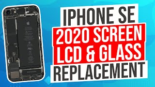 iPhone SE 2020 Screen  LCD amp Glass replacement DETAILED [upl. by Calvert]