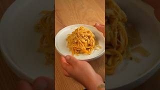 Homemade Pasta  Spaghetti alla Chitarra  confit garlic cacio e pepe  easy recipe italianfood [upl. by Idalia]