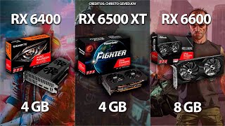 RX 6400 vs RX 6500 XT vs RX 6600 [upl. by Dnalyar228]