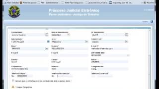 Cadastro de advogado no PjeJT  tutorial [upl. by Ozmo]