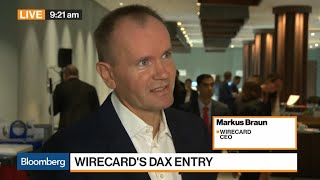 Wirecard CEO on DAX Entry Growth Drivers Company Outlook [upl. by Brodench734]