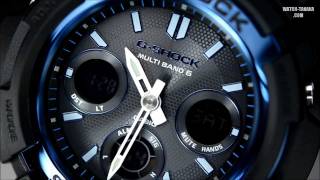 CASIO GSHOCK MULTIBAND6 AWGM100A1AJF タフソーラー マルチバンド6 [upl. by Ahseyk923]