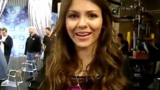 Victoria Justice Interview On The Set Of Victorious [upl. by Mattah]