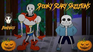 Halloween Spooky Scary SkeletonsUndertale animationRUS By BoneVocs [upl. by Ecirum]