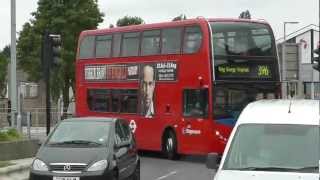 E40DEnviro 400 19784 LX11BGV Route 396 Stagecoach  Gants Hill [upl. by Ecyar351]