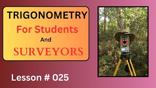 Using Trigonometry to Perform a TwoPoint Resection [upl. by Robbi]