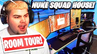 I MOVED INTO THE FAZE NUKE SQUAD HOUSE ROOM TOUR [upl. by Hahseram344]