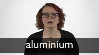 How to pronounce ALUMINIUM in British English [upl. by Haroun370]