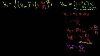 Noise in Op Amp Circuits Part 3 [upl. by Anneirb]