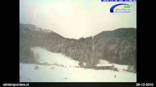 Oberammergau Kolbensesselbahn webcam time lapse 20102011 [upl. by Nahc]