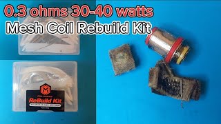 OXVA ORIGIN SE  How to Rebuild Mesh Coil Using Coil Master ReBuild Kit  AppDroid TeCH [upl. by Jessey35]