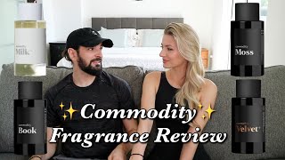 COMMODITY Fragrance Review with My Fiancé  Lucy Gregson [upl. by Lorrie]