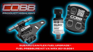 COBB Tuning  Product Highlight  CAN Flex Fuel  Fuel Pressure Sensor Kit for VA WRX [upl. by Uchida488]