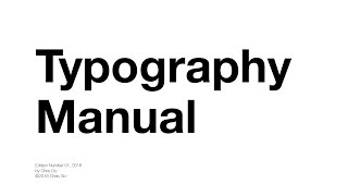 Typography Tutorial  10 rules to help you rule type [upl. by Ameehs]