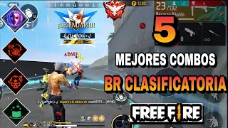 5 MEJORES COMBO DE HABILIDADES PARA CLASIFICATORIA EN FREE FIRE [upl. by Garry]