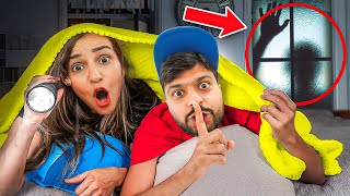 We caught a GHOST on CAMERA in our NEW HOUSE😮 OMG [upl. by Noiztneb]