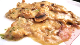 Scaloppine ai funghi morbide e cremose [upl. by Courtund]