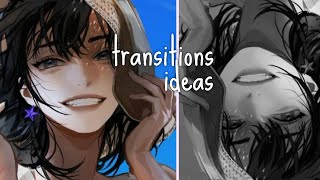 5 transitions ideas  alight motion [upl. by Yalc]