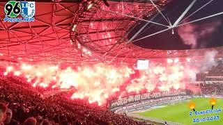 Hannover 96 Pyro vs 1FC Magdeburg 201023 2bundesliga pyroalarm h96 [upl. by Tybi]