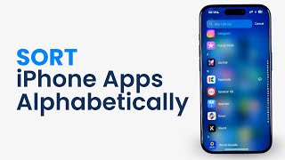 How to Sort iPhone Apps Alphabetically [upl. by Ava778]