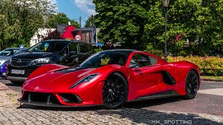 Hennessey Venom F5 on Streets of Warsaw  Pure V8 Start Up and Sound  WARSAW SPOTTING [upl. by Burnie]