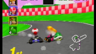 Mario Kart 64  Royal Raceway N64 [upl. by Nyved]