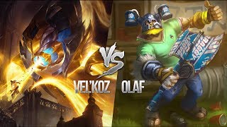 SARDOCHE REPLAY  VELKOZ VS OLAF  Non cest pas Alderiate mais tu vas cliquer pour en être sur [upl. by Mialliw897]