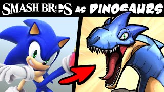 What if SMASH BROS Were DINOSAURS Lore and Speedpaint [upl. by Emina492]