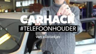 Carhack  Telefoonhouder van elastiekjes [upl. by Ahselrak121]