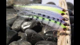 Polar Fibre minnow baitfish saltwater streamer Fly Tying [upl. by Auqinehs]