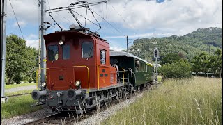 OeBB OensingenBalsthalBahn AG Te 130 mit Shuttle Zug anlässlich 125 Jubiläum [upl. by Arelc]