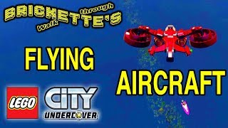 Flying Aircraft in “LEGO City Undercover”  Flying Helicopters and a Jetpack [upl. by Renner]