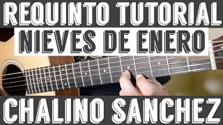 Nieves de Enero  Requinto  Intro Tutorial de Guitarra  Chalino Sanchez  TABS [upl. by Anital]