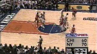 NBA Greatest Duos Michael Jordan amp Scottie Pippen vs Knicks 1997 [upl. by Onoitna]