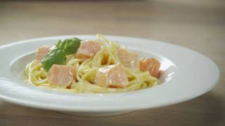 Laks med pasta  Godfisk reklamefilm [upl. by Christy]