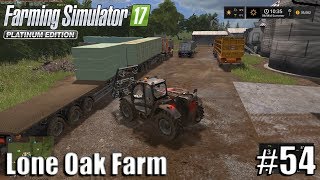 SELLING SILAGE  Lone Oak Farm  Timelapse  54  Farming Simulator 17 [upl. by Phebe984]