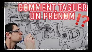 JE TAG MON PRENOM  en DESSIN [upl. by Enoryt]