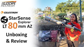 Celestron StarSense Explorer LT 80AZ  Unboxing Setup amp Review [upl. by Ecinrahs347]