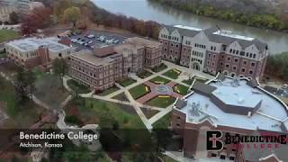 A quick drone tour of Benedictine College in Atchison Kansas [upl. by Annayat]