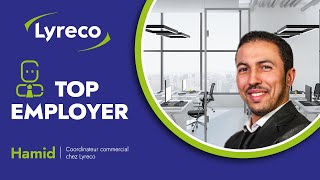 Top Employer  Hamid coordinateur commercial chez Lyreco [upl. by Ailuig359]