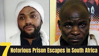 Top 7 Notorious Prison Escapes in South Africa  Thabo Bester [upl. by Amora]