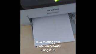 Samsung Xpress M2070w wifi setup [upl. by Eibbed]