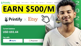 Start TShirt Business With Printify  Connect Printify To Etsy  POD TUTORIAL [upl. by Balmuth662]