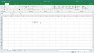 How to find the Week Number for a Date in a year in Excel 2016 [upl. by Eissak]