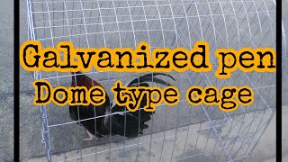 Cage design for gamefowl gamefowls cage fabrication agribusiness [upl. by Aititil762]