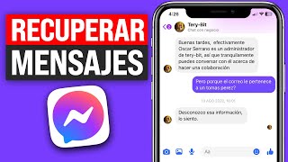 Cómo RECUPERAR CONVERSACIONES BORRADAS de Facebook MESSENGER 2024 [upl. by Meeharb]