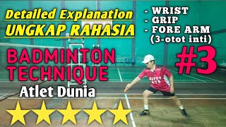 TEKNIK BADMINTON Diungkap Detail Di Channel PB KUSUMA TANGKAS [upl. by Akena]