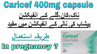 caricef 400 mg capsule uses in urdu Cefixime capsuleTreat infectionsHow to use side effects [upl. by Ordnasela878]