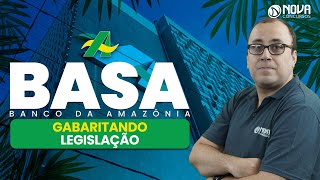 Concurso BASA 2022 Gabaritando Legislação [upl. by Aerbas383]